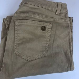 Michael Kors tan skinny jeans size 14